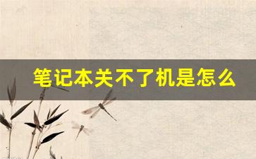 笔记本关不了机是怎么回事,戴尔笔记本打开屏幕就开机