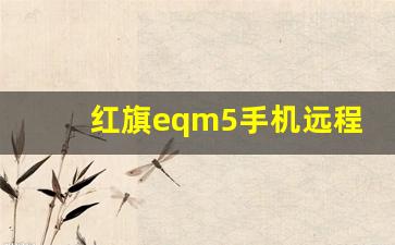 红旗eqm5手机远程启动演示,红旗eqm5启动和熄火视频讲解