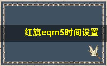 红旗eqm5时间设置,红旗hs5时间怎么调