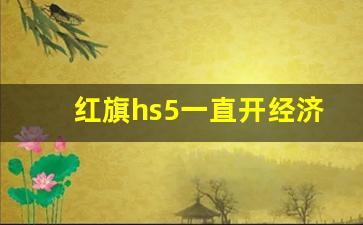 红旗hs5一直开经济模式