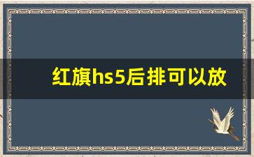 红旗hs5后排可以放平吗