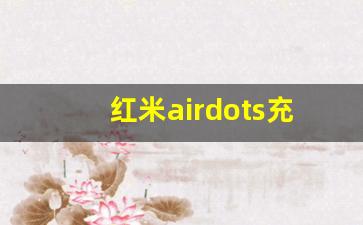 红米airdots充电,耳机充电常见问题解决方式