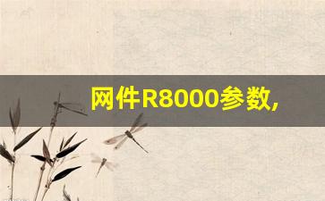 网件R8000参数,网件r8000是哪一年的产品