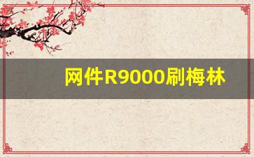 网件R9000刷梅林固件,网件r8000刷梅林固件