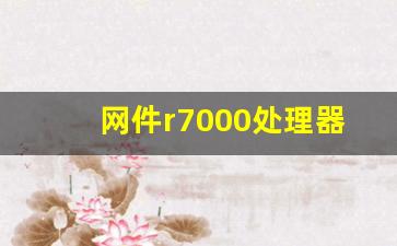 网件r7000处理器,网件r7000支持千兆网吗