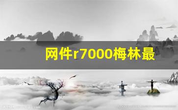 网件r7000梅林最稳定的版本