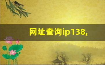 网址查询ip138,当前ip地址位置