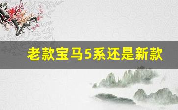 老款宝马5系还是新款好,宝马5系有几款