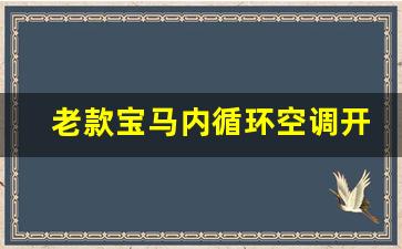 老款宝马内循环空调开关