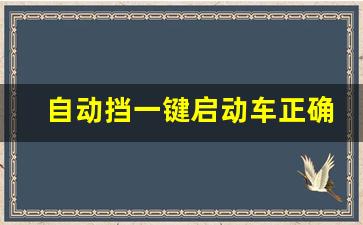 自动挡一键启动车正确起步方法,自动挡汽车一键启动需要按几下