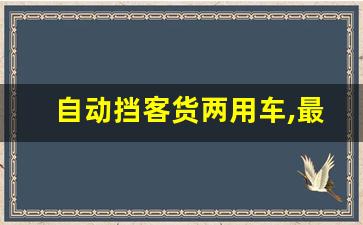 自动挡客货两用车,最新款自动挡小货车