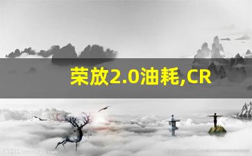 荣放2.0油耗,CRV好还是本田皓影好