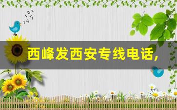 西峰发西安专线电话,西峰发西安最后一班车几点