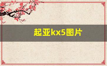 起亚kx5图片