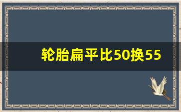 轮胎扁平比50换55审车能过吗,185轮胎换195的能过审吗