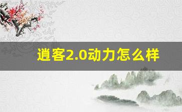 逍客2.0动力怎么样,逍客动力爬坡够用吗