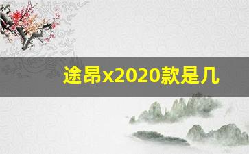 途昂x2020款是几座,2020款途昂x轮胎型号