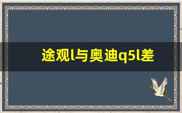 途观l与奥迪q5l差距多大,途观和奥迪q5开起来感觉差别大吗