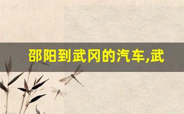 邵阳到武冈的汽车,武冈到邵阳汽车时刻表东站