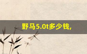 野马5.0t多少钱,福特野马gt多少钱一台