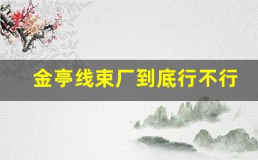 金亭线束厂到底行不行,金亭汽车线束累不累