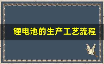 锂电池的生产工艺流程讲解