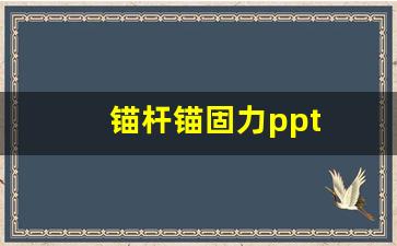 锚杆锚固力ppt