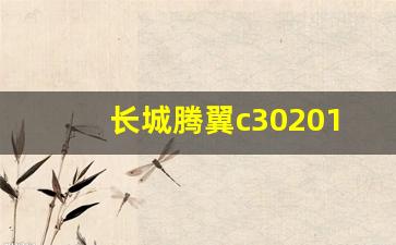 长城腾翼c302013款多少钱,13年腾翼C30