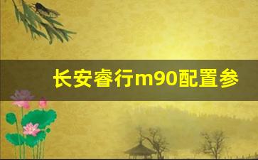 长安睿行m90配置参数表