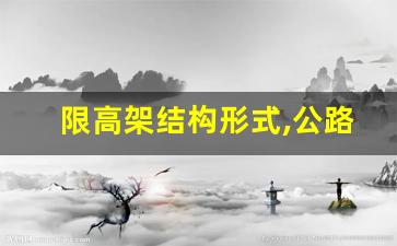 限高架结构形式,公路限高最新规定