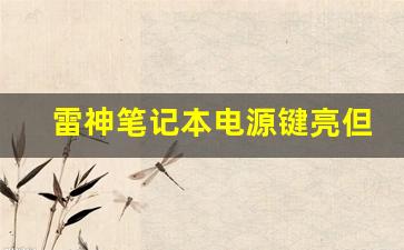 雷神笔记本电源键亮但黑屏,电脑黑屏按三个键恢复