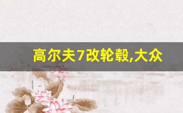 高尔夫7改轮毂,大众高尔夫7性能如何