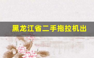 黑龙江省二手拖拉机出售信息